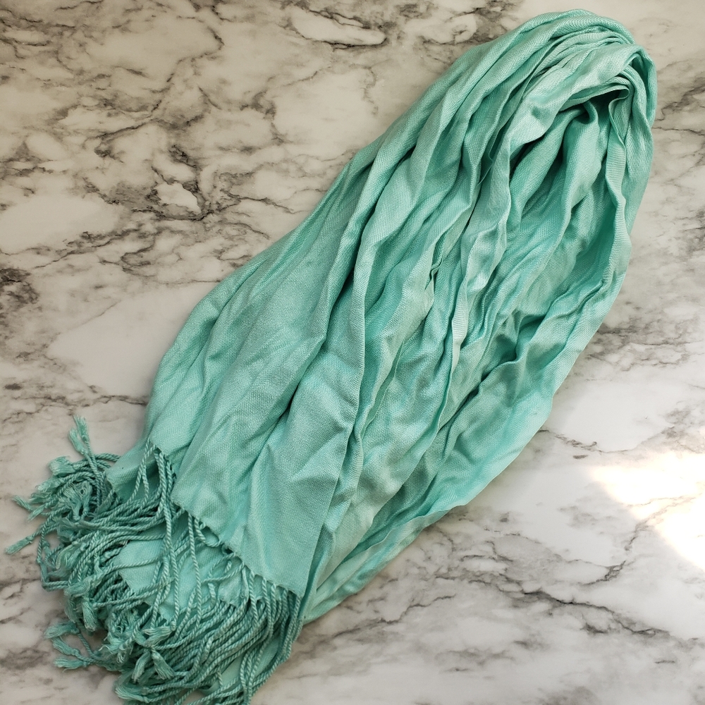 Seafoam Green Scarf - Picture 1 of 2
